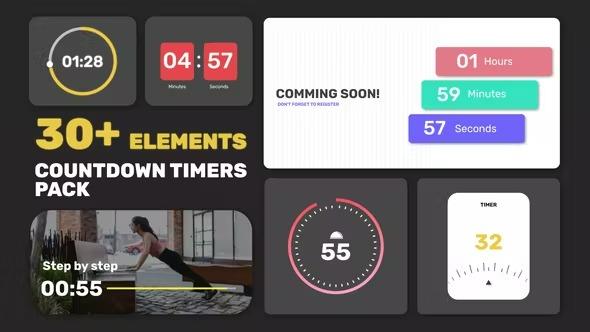 VideoHive - Countdown Timers Pack 36662358