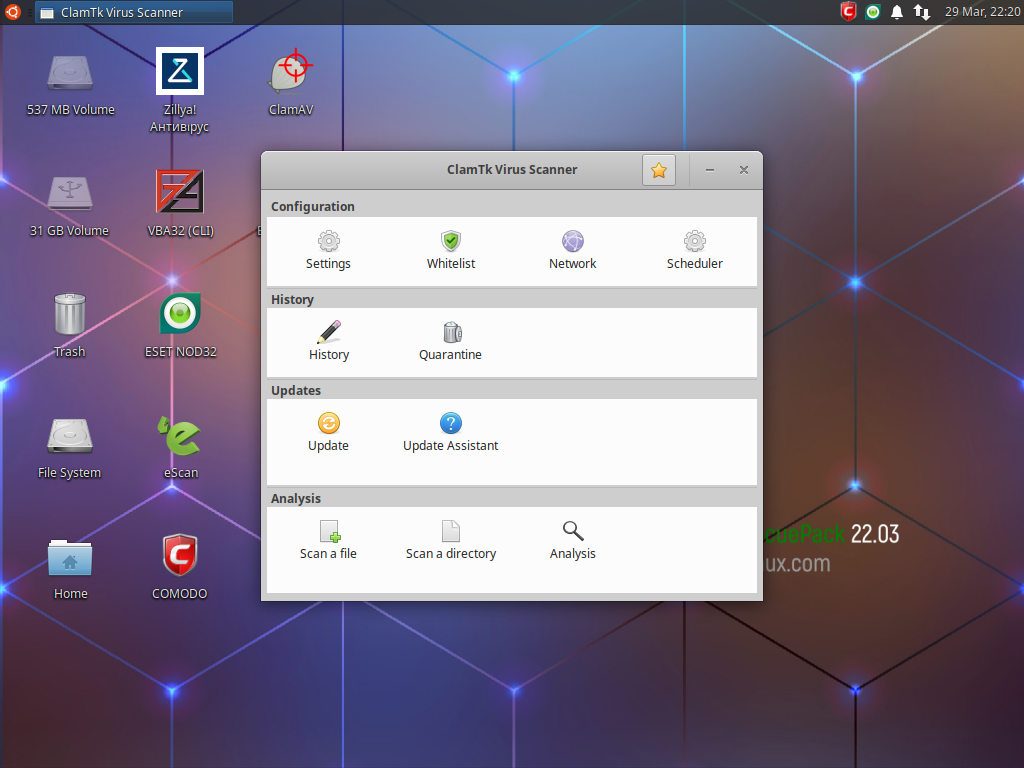 Ubuntu RescuePack / Antivirus LiveDisk 22.03 [март] (2022) PC