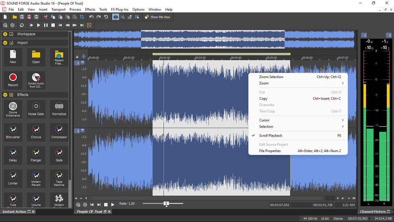 MAGIX Sound Forge Audio Studio 16.1.0.47 (2022) PC