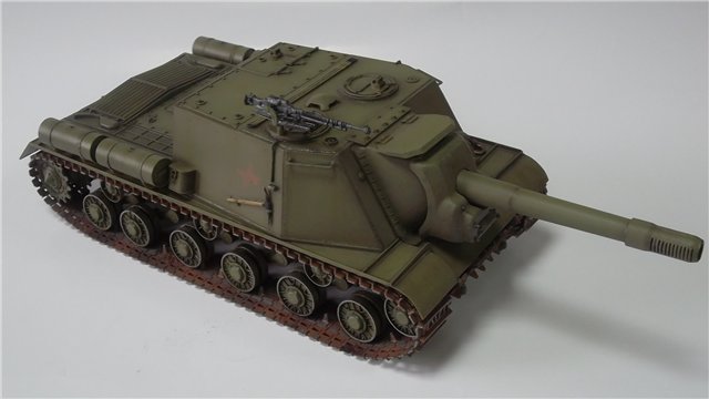 ИСУ-152 "Зверобой", 1/35, (Звезда 3532) перекраска старой модели. 51de4bfc364e9b46af820ce1e956f19c