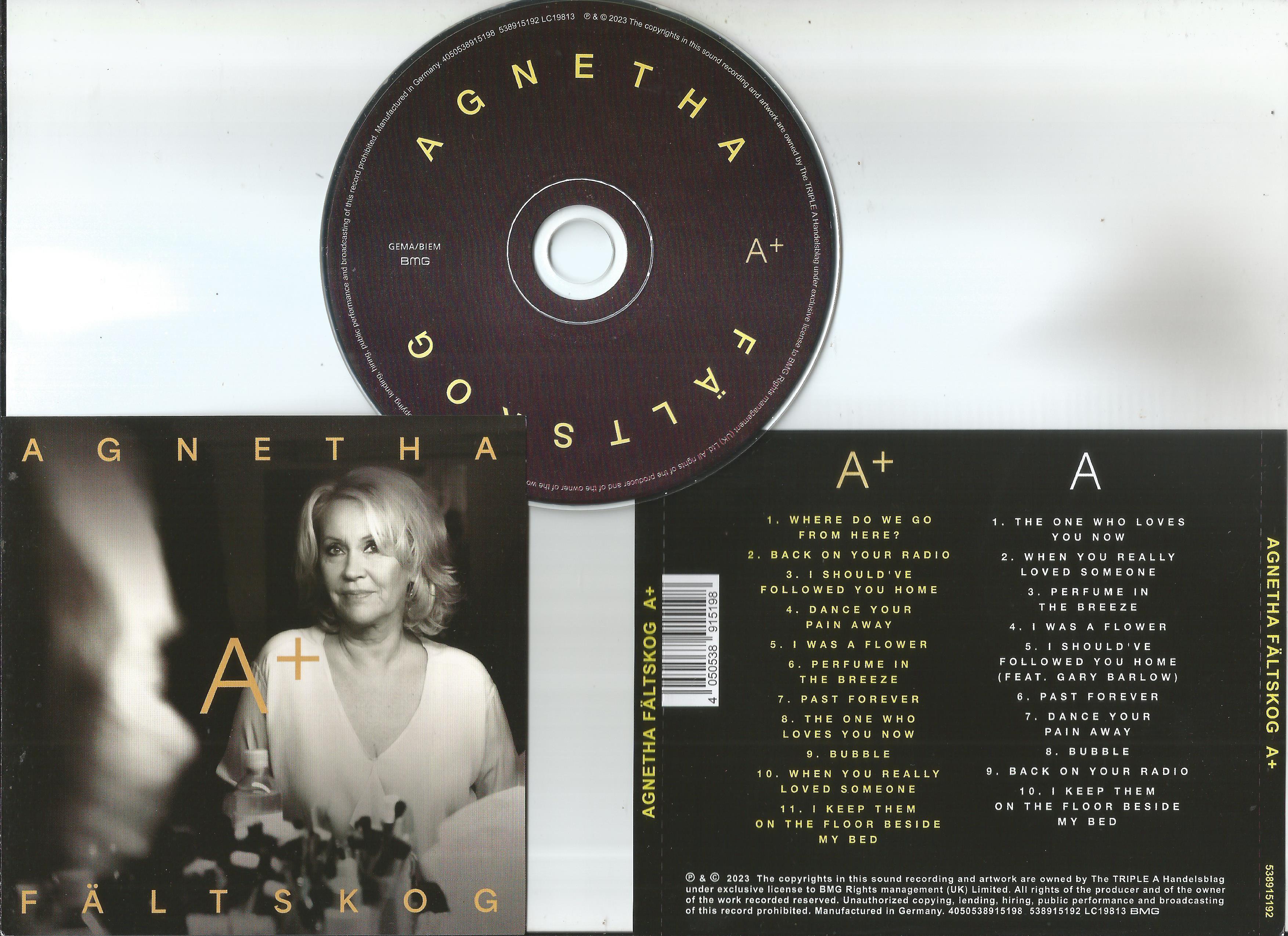 FALTSKOG, AGNETHA A+/A (2 in 1CD, jewel case edition)
