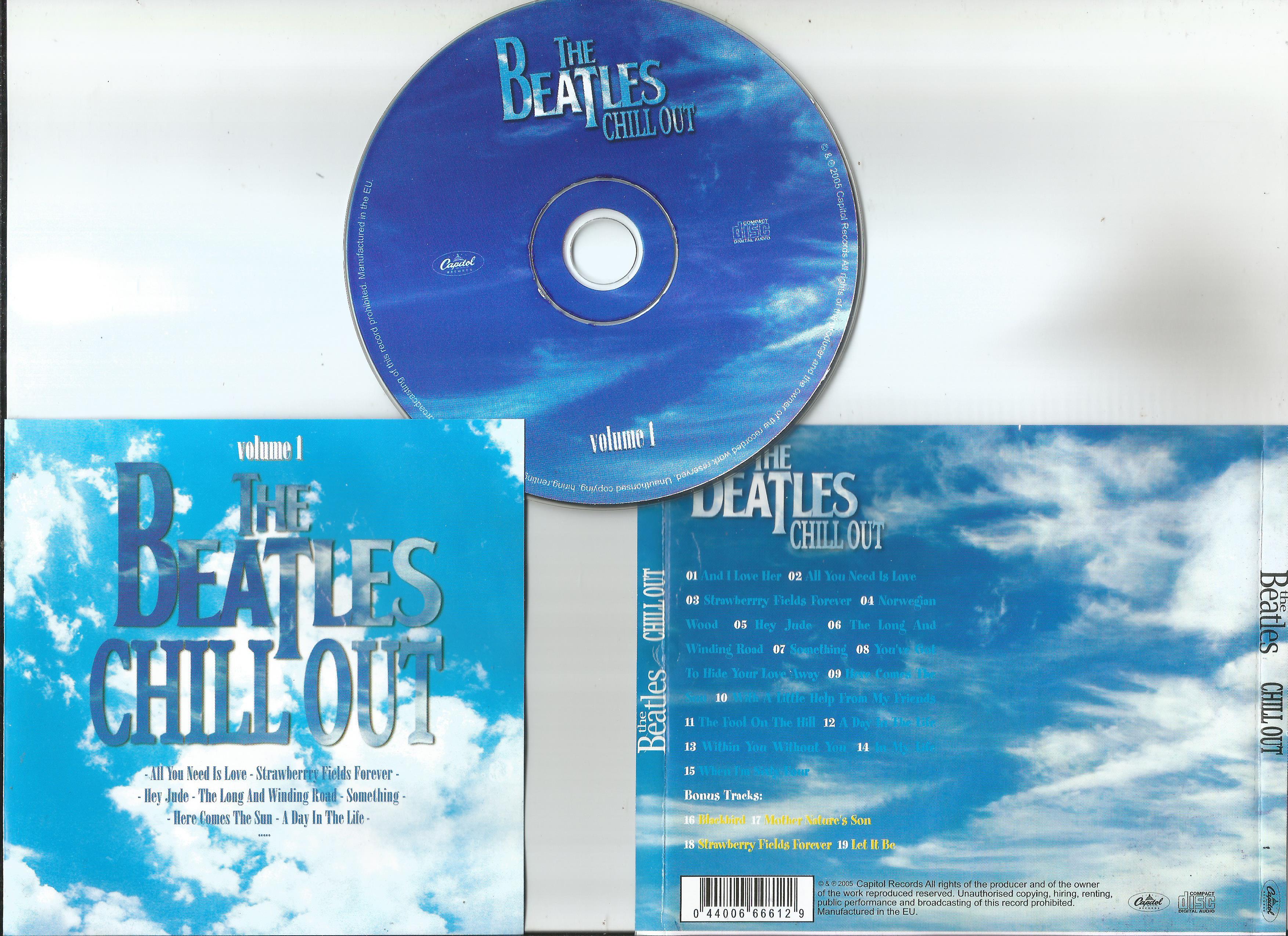 VARIOUS ARTISTS The BEATLES Chill Out Volume 1 + 2bonus tracks.jpg
