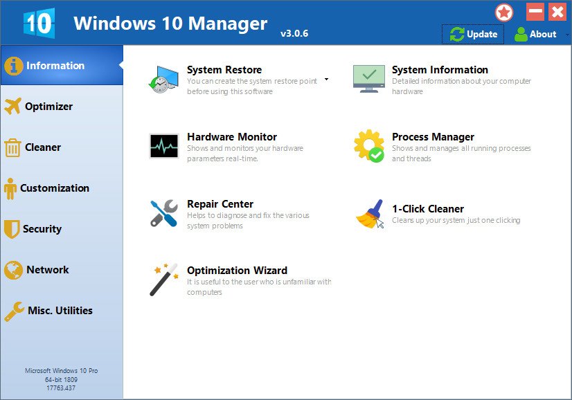 Windows 10 Manager 3.9.0 Repack & Portable by Elchupacabra 7dee3abe7f43e2d7adb21b1ad877df53