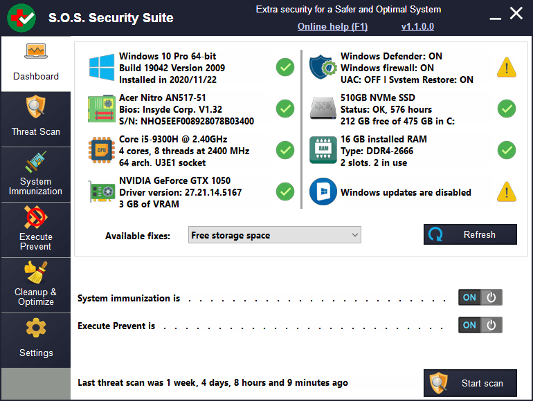 S.O.S Security Suite 2.7.9.3 986020f714d1765f6692c416e037dfeb