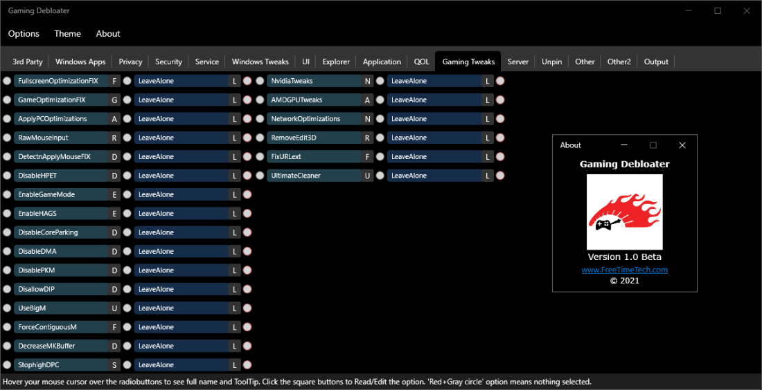 Gaming Debloater 1.4 60ea3c893404da0a91d496c18435f7d3