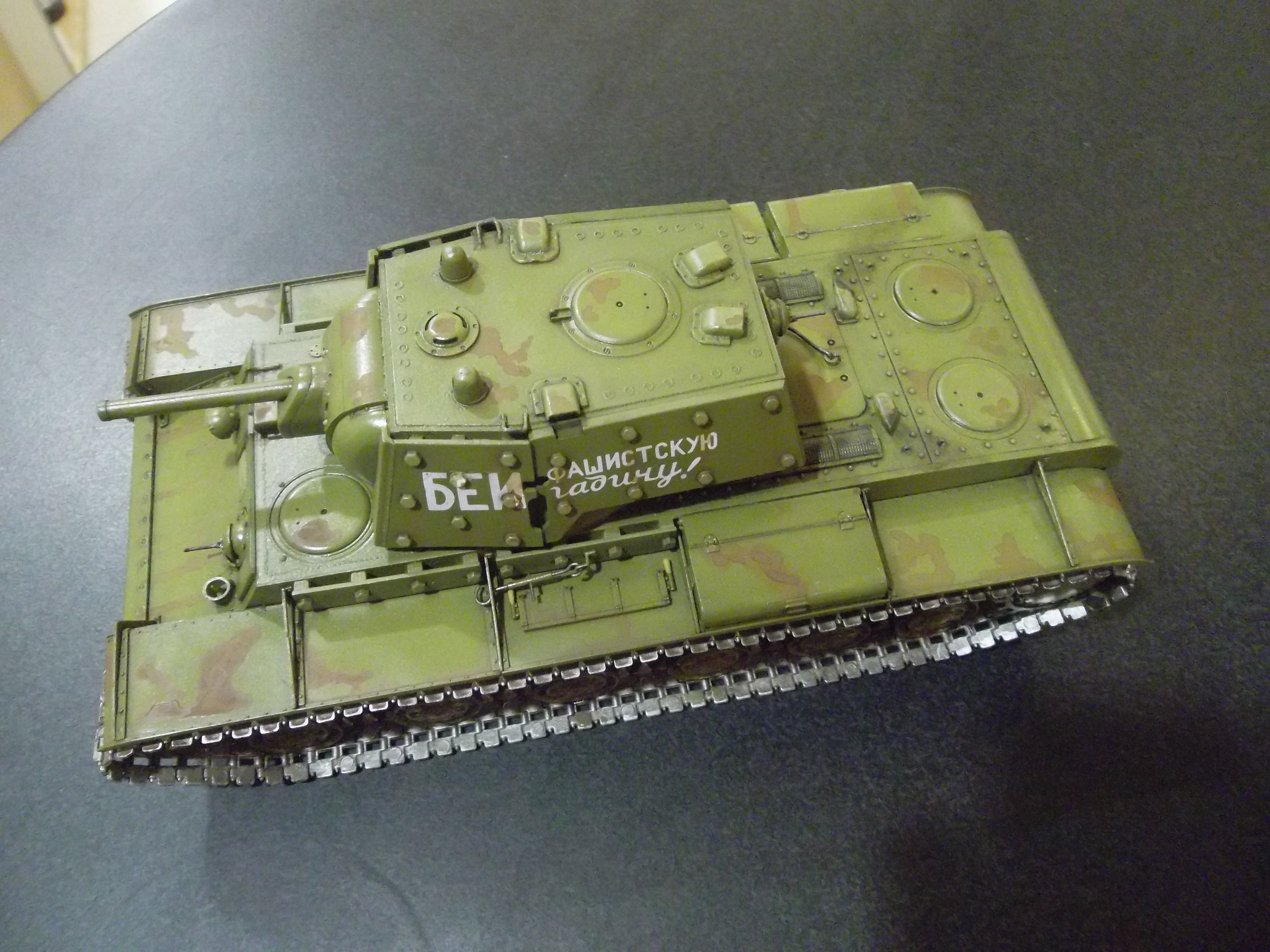 КВ-1Э Экранированный, 1/35, (Trumpeter 357/Моделист 303536). C162aefa761381122319fb0f75225388