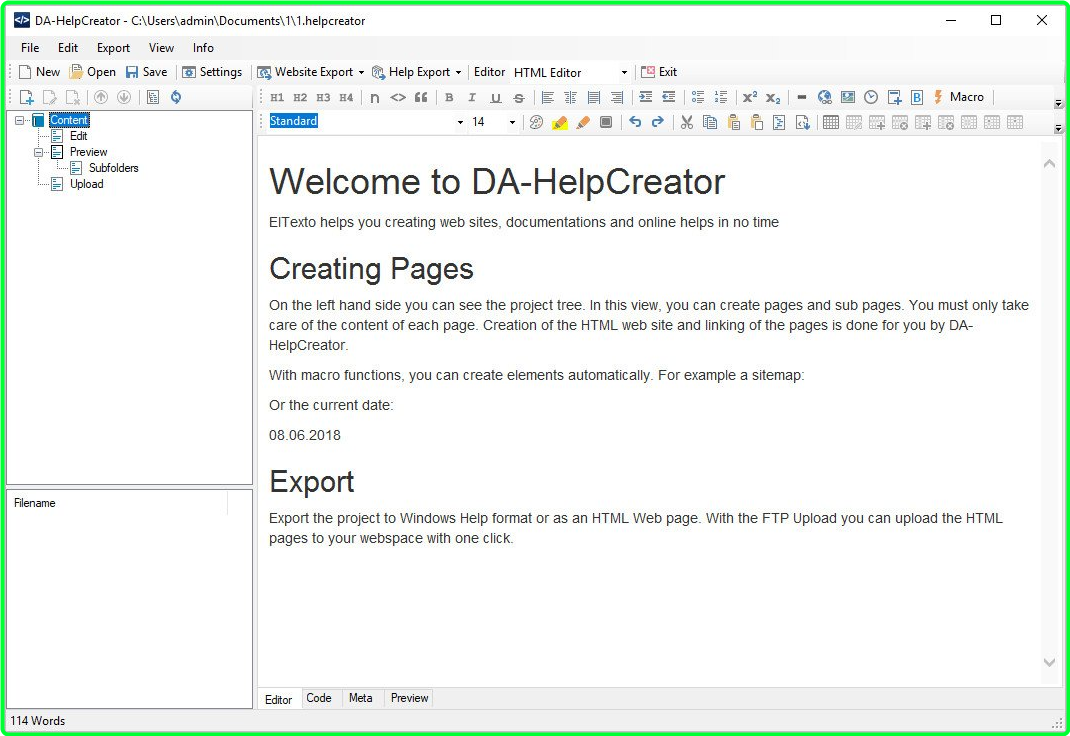 DA-Software HelpCreator 2.8.0 A92d7432bf0417107b75dc60d148d093