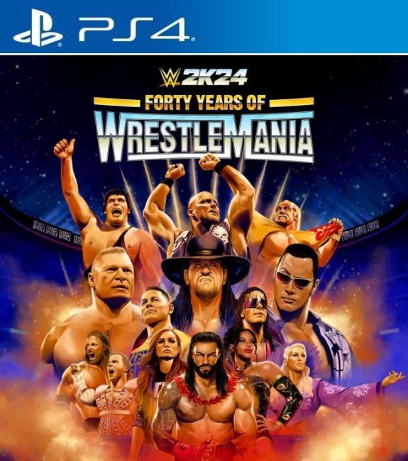 صورة للعبة WWE 2K24 - Forty Years of Wrestlemania Edition