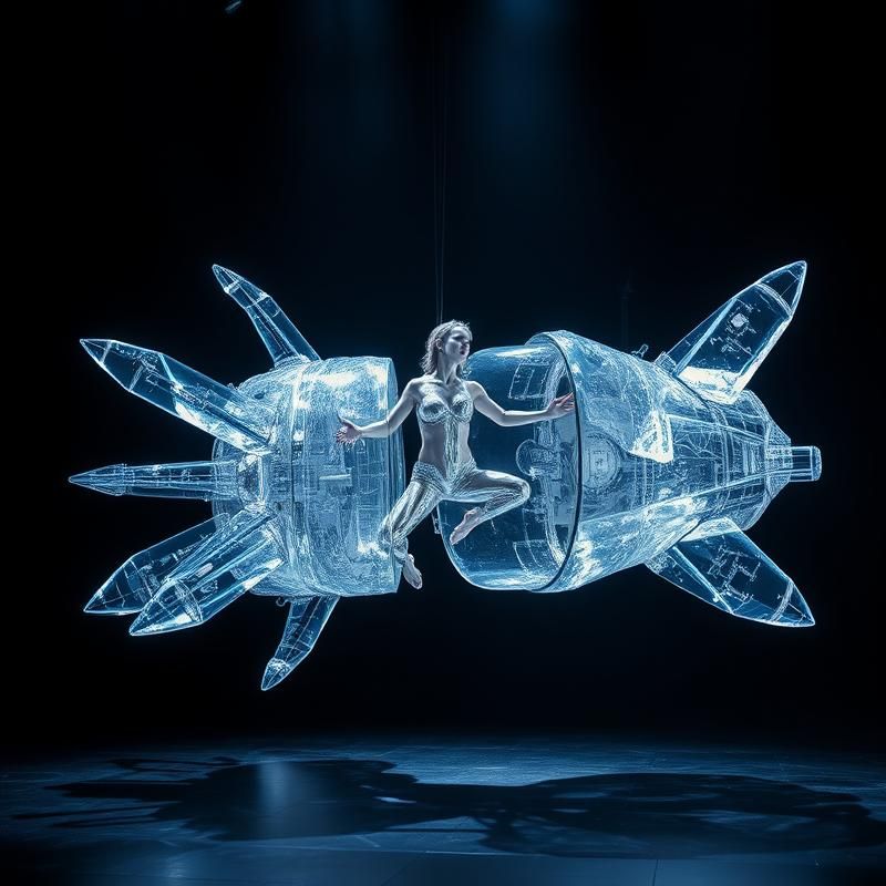performance art style AI art