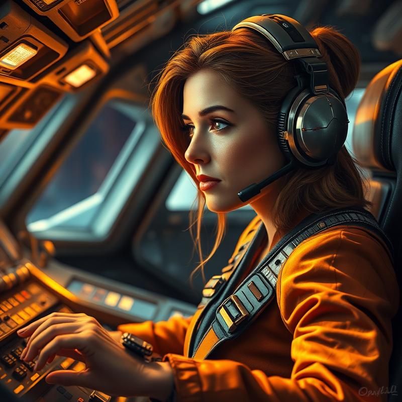 oil painting style AI art