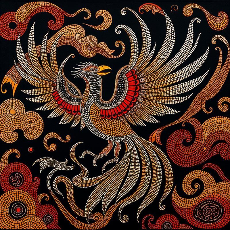 aboriginal art style AI art