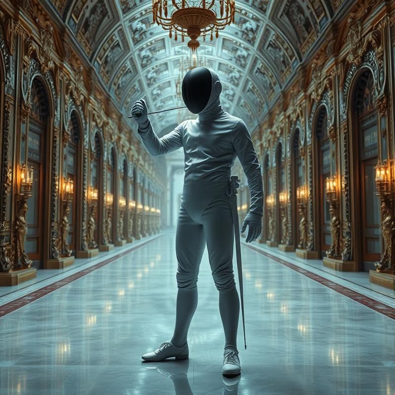 3D rendering style AI art