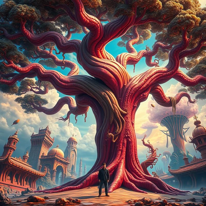 surrealism style AI art