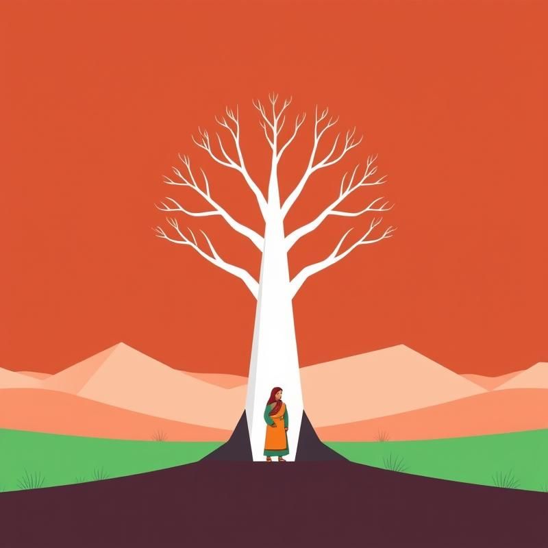 flat design style AI art
