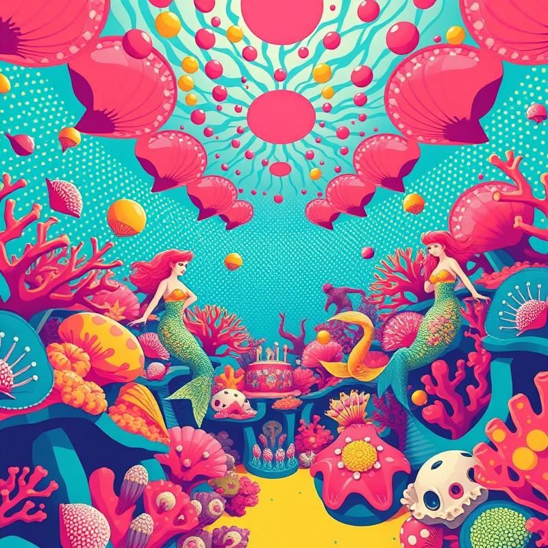 pop art style AI art