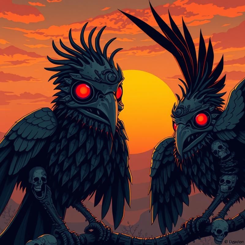 lowbrow art style AI art