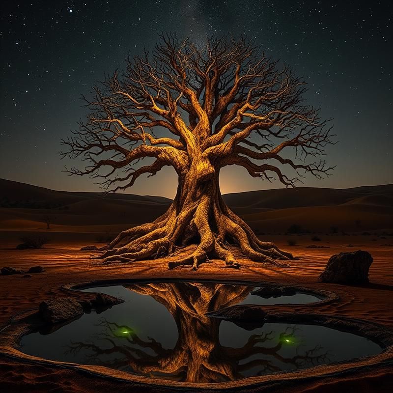 land art style AI art