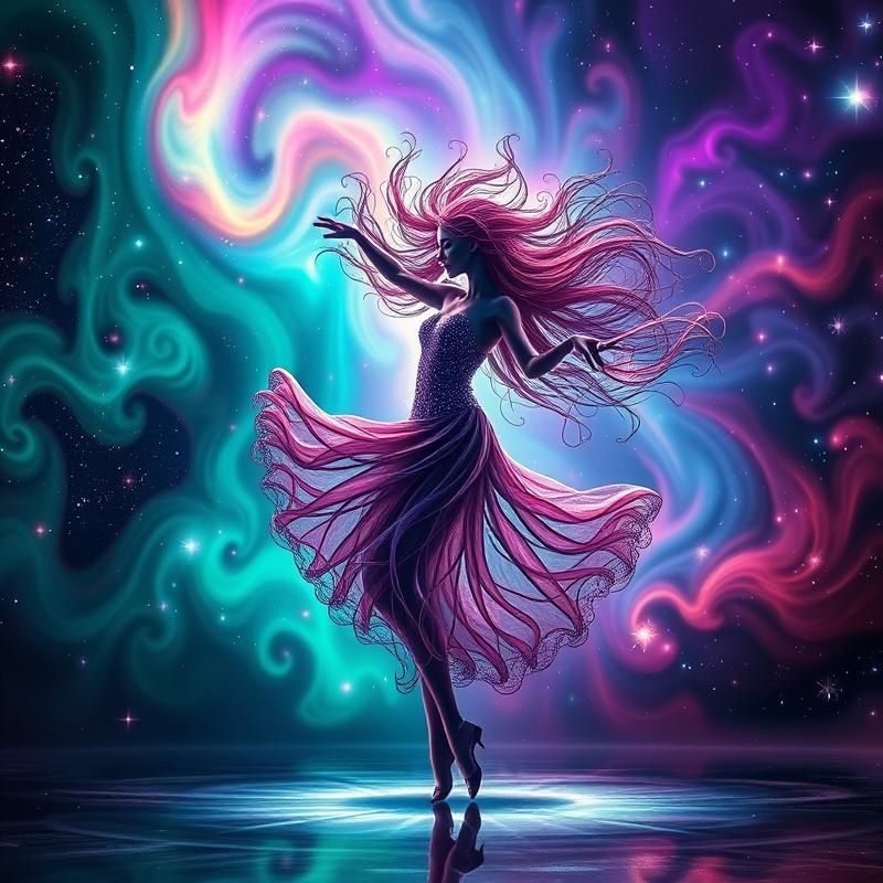 fractal art style AI art