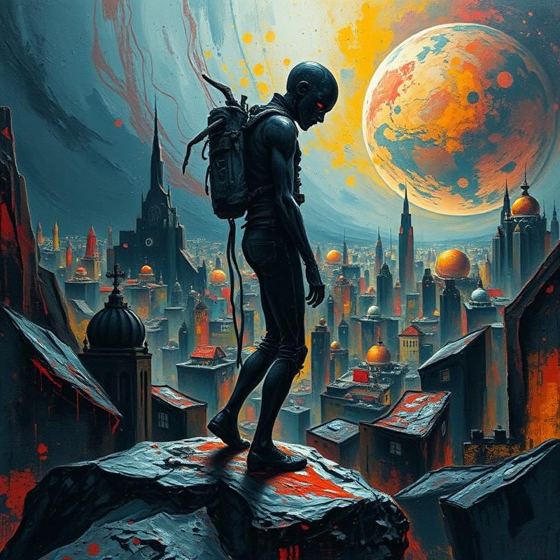 expressionism style AI art