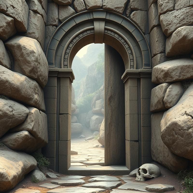 trompe l'oeil style AI art