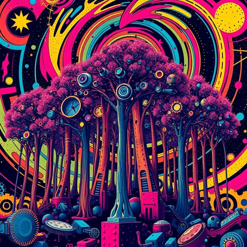 pop art style AI art