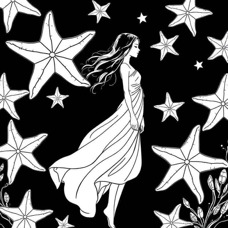 line art style AI art