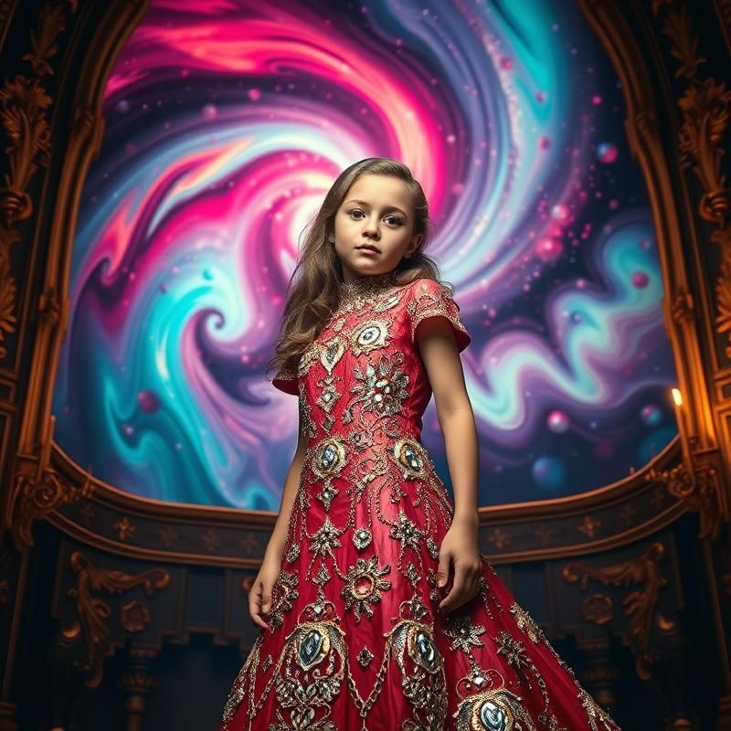maximalist style AI art
