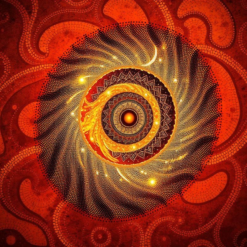 aboriginal art style AI art