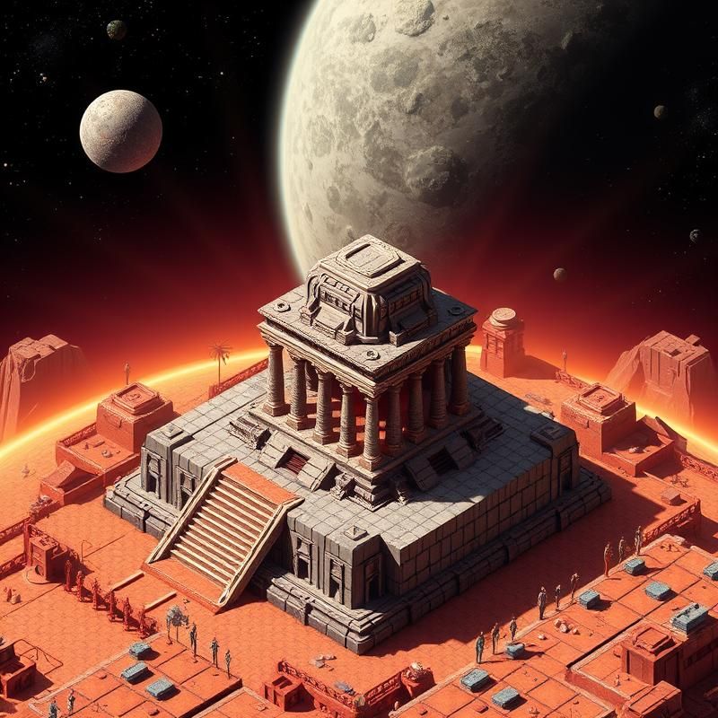 isometric style AI art