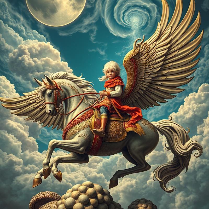 maximalist style AI art