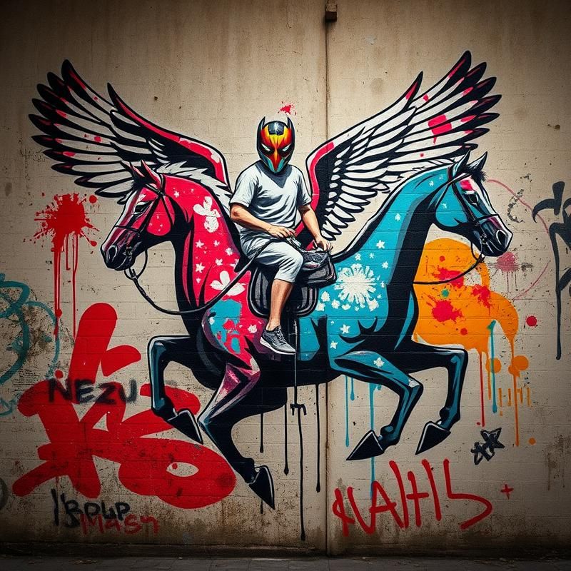 street art style AI art