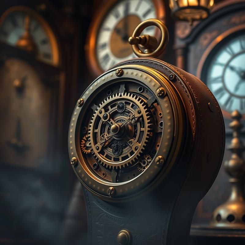 steampunk style AI art