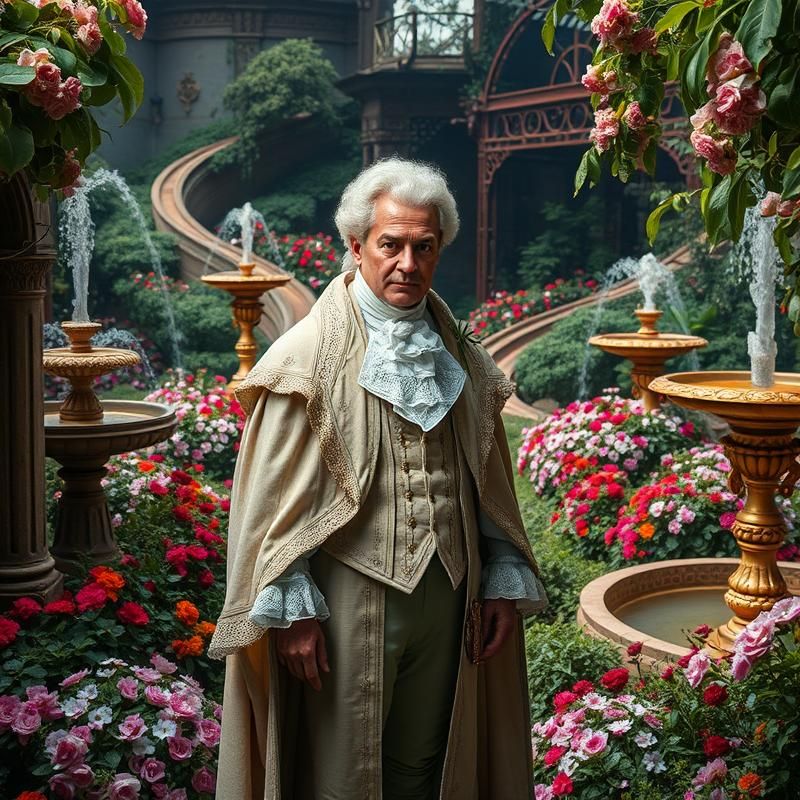 rococo style AI art