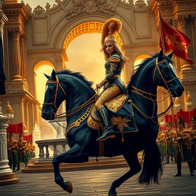 baroque style AI art