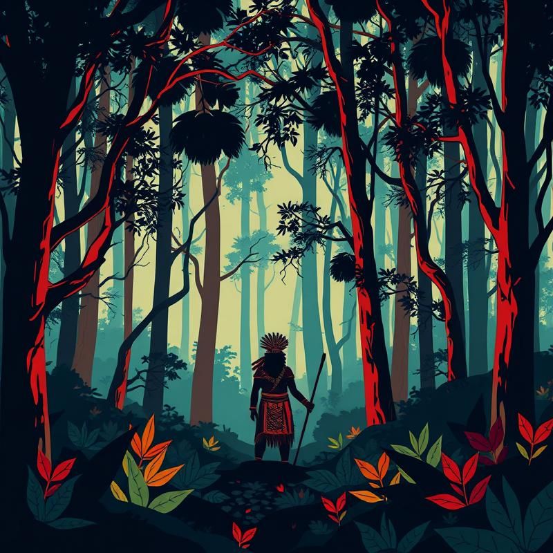 screen printing style AI art