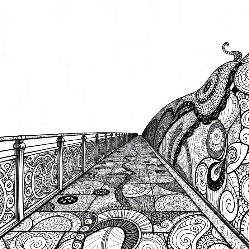 zentangle style AI art