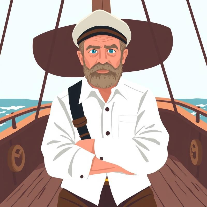 flat design style AI art