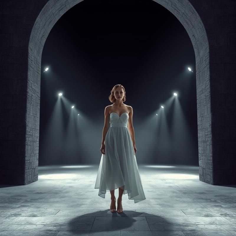 performance art style AI art