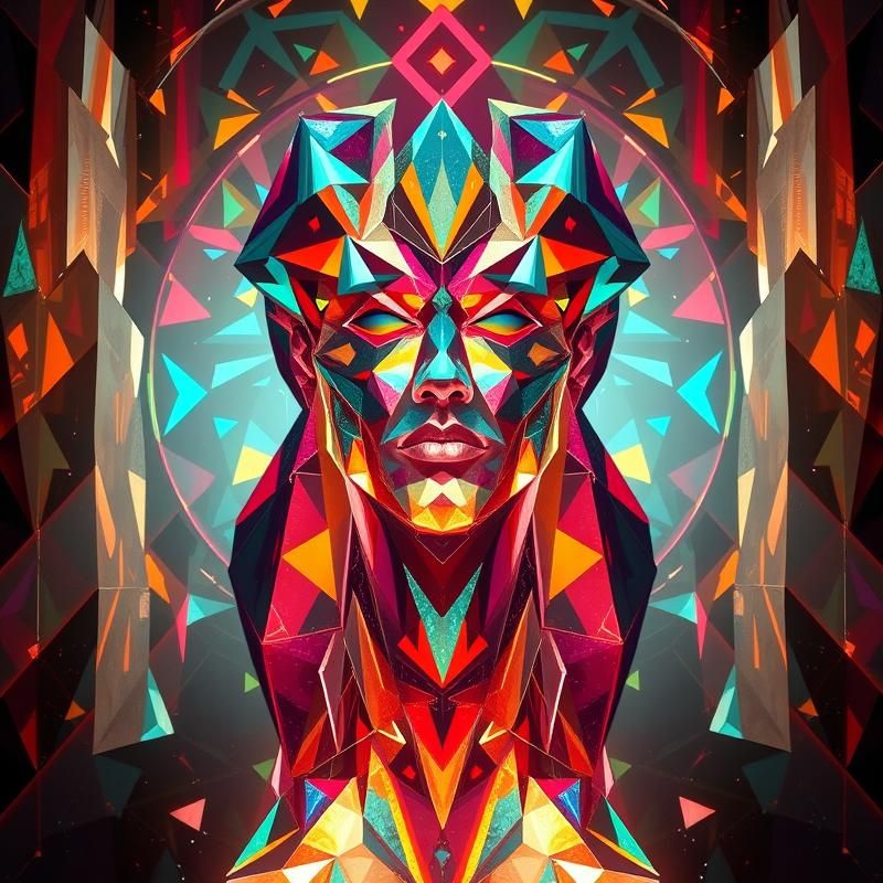 constructivist style AI art