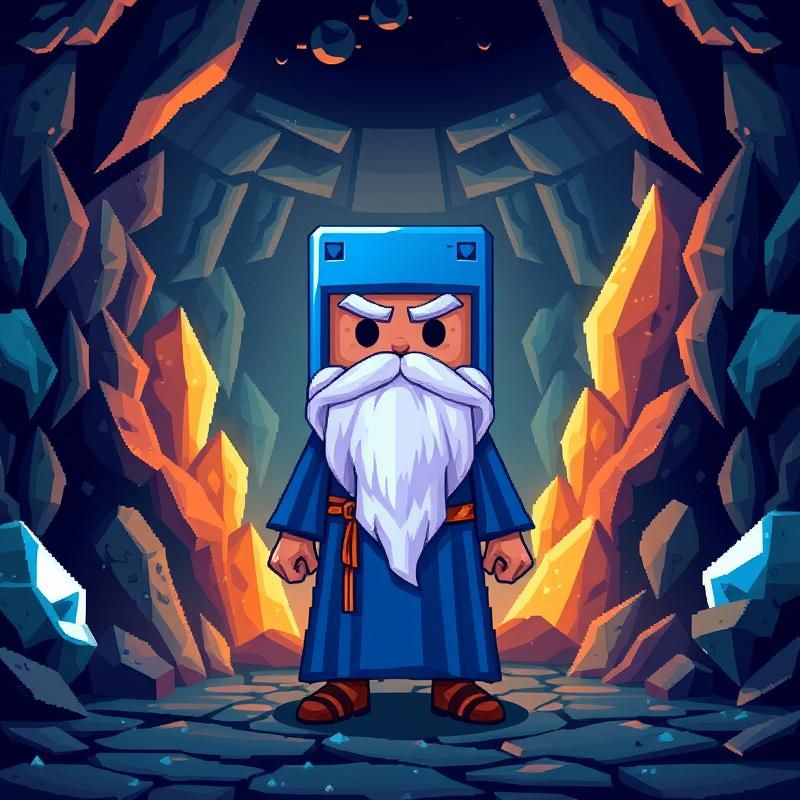 pixel art style AI art