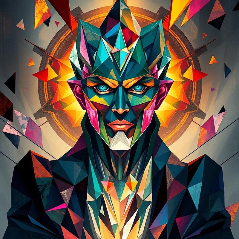 cubism style AI art