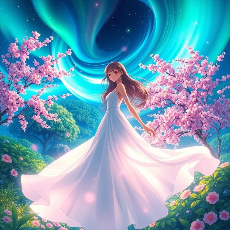 anime style AI art