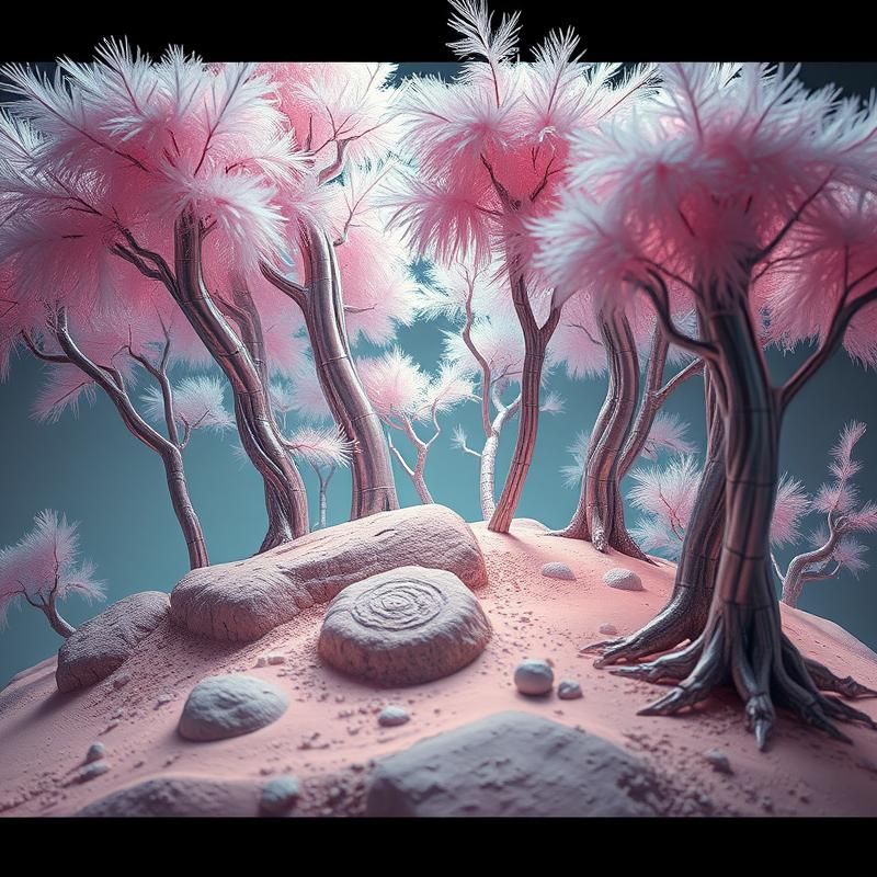 pastel art style AI art