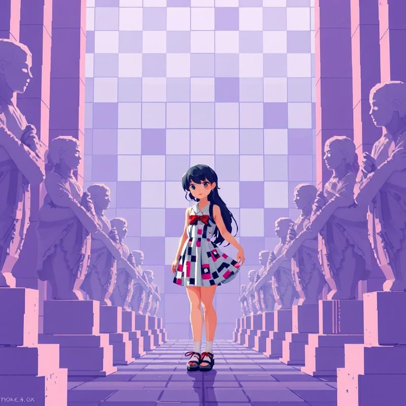 8-bit art style AI art