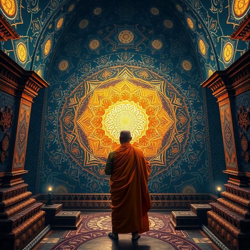 fractal art style AI art