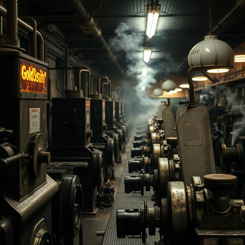 industrial style AI art