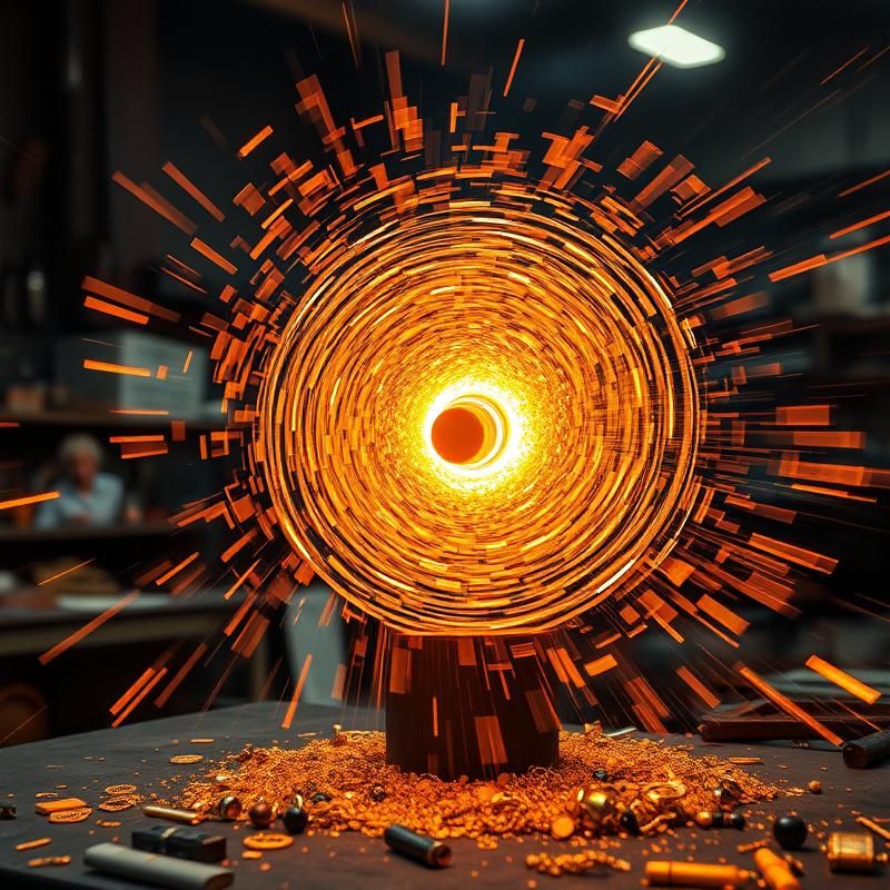 kinetic art style AI art