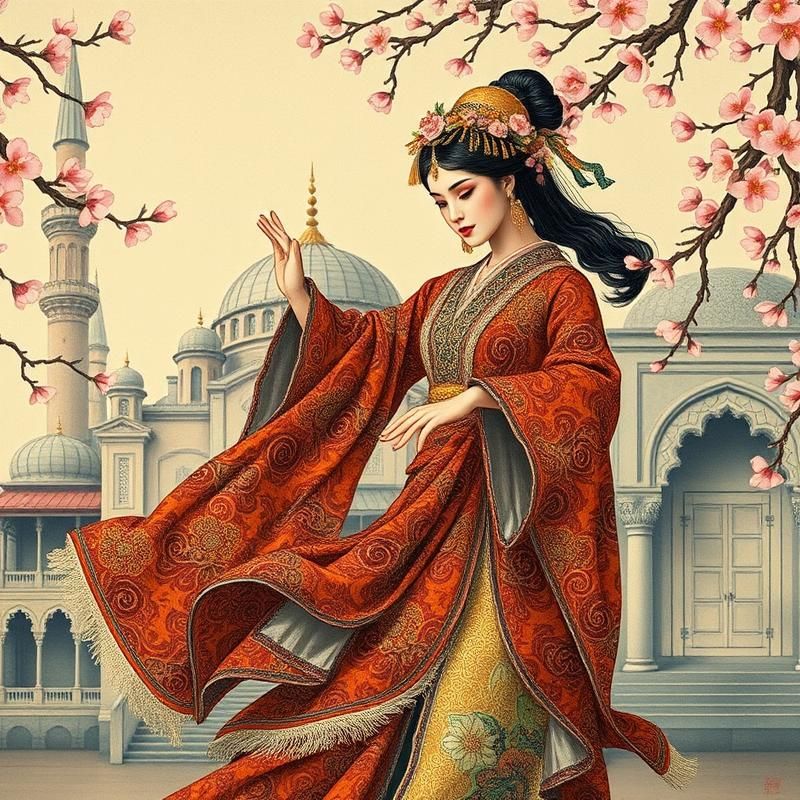 ukiyo-e style AI art