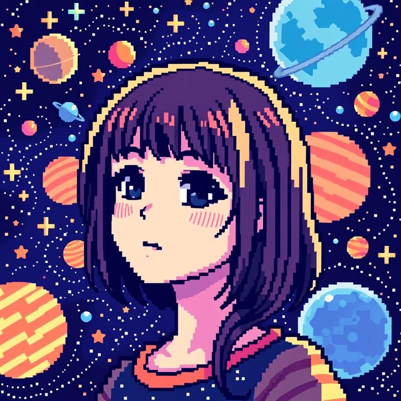 8-bit art style AI art