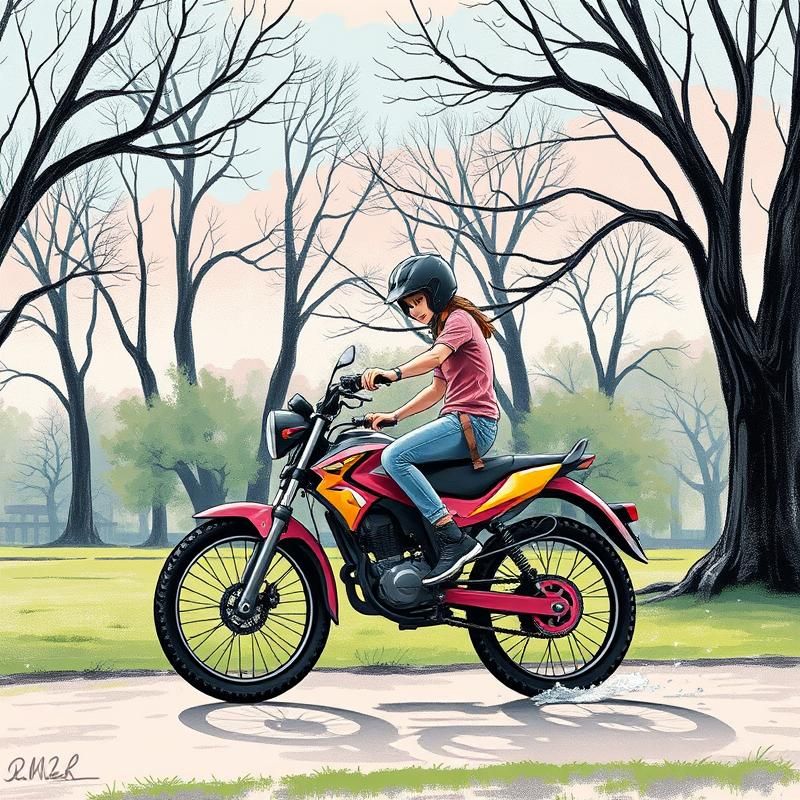 chalk art style AI art